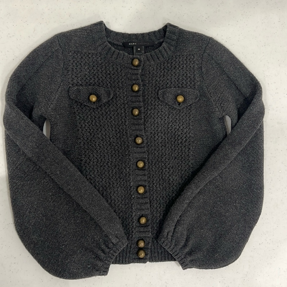 MARC JACOBS wool cardigan sweater
